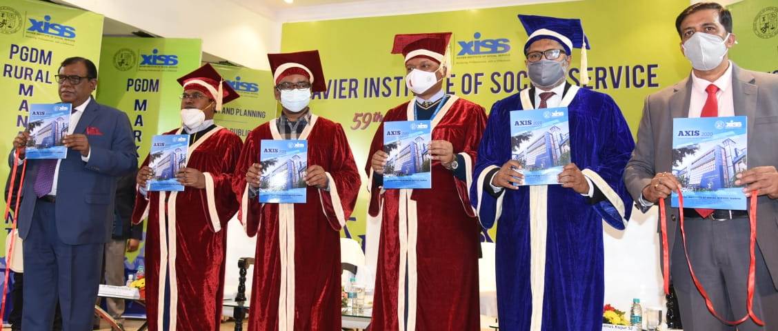 जेवियर इंस्टीट्यूट ऑफ सोशल सर्विस (एक्सआईएसएस), रांची के 59वां दीक्षांत समारोह कार्यक्रम में बतौर मुख्य अतिथि सम्मिलित हुए मुख्यमंत्री श्री हेमन्त सोरेन। 