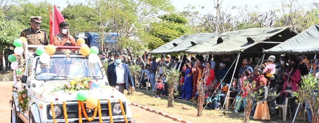 झारखंड जगुआर (जेजे) के 14वें स्थापना दिवस समारोह में सम्मिलित हुए मुख्यमंत्री श्री हेमन्त सोरेन।