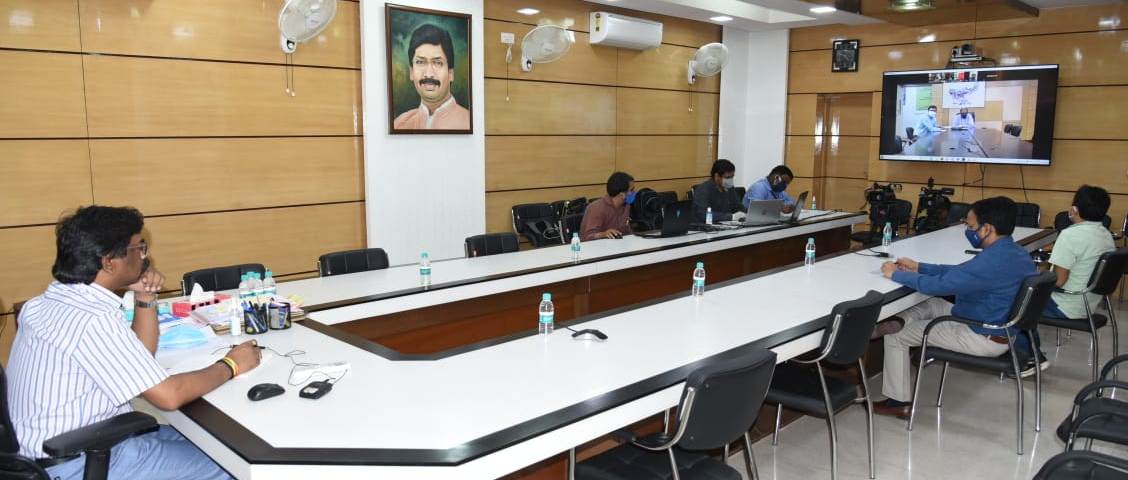 मुख्यमंत्री श्री हेमन्त सोरेन ने साहेबगंज जिले में नवनिर्मित आरटीपीसीआर लैब का ऑनलाइन उद्घाटन किया 