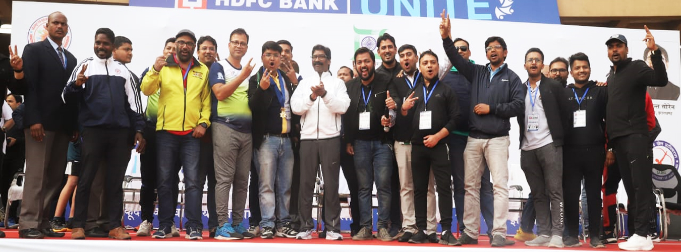 फिट इंडिया के तहत रन-ओ-थॉन का राजधानी रांची में आयोजन, प्रतिभागियों में दिखा उत्साह