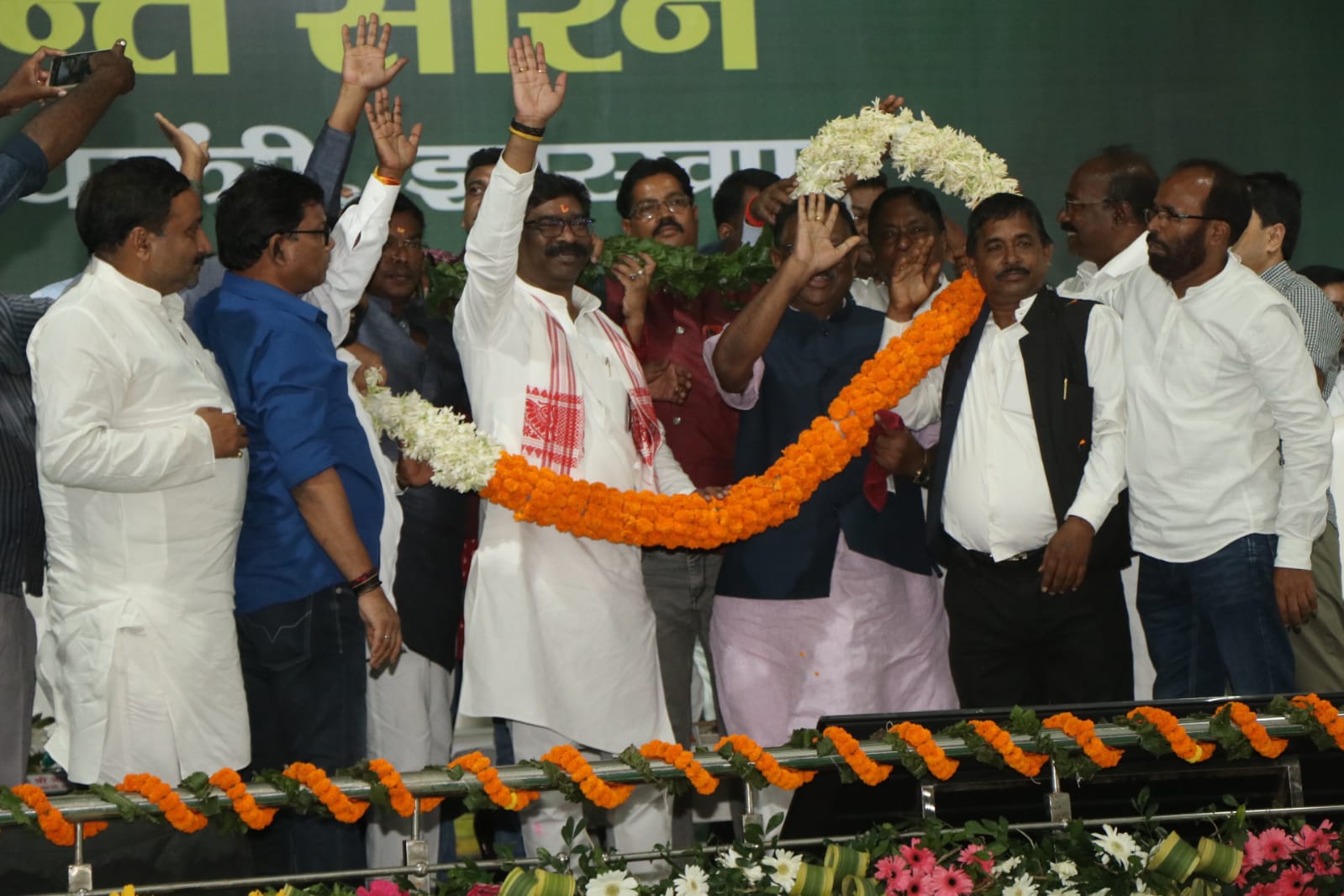 Chief Minister Shri Hemant Soren laid the foundation stone of Masaliya Raneshwar Mega Lift Irrigation Scheme