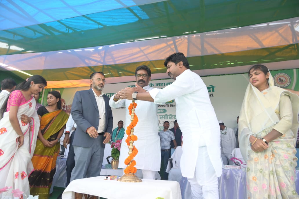 Chief Minister Shri Hemant Soren inaugurated 2080 schemes worth Rs 75392.09 lakh, Foundation stone