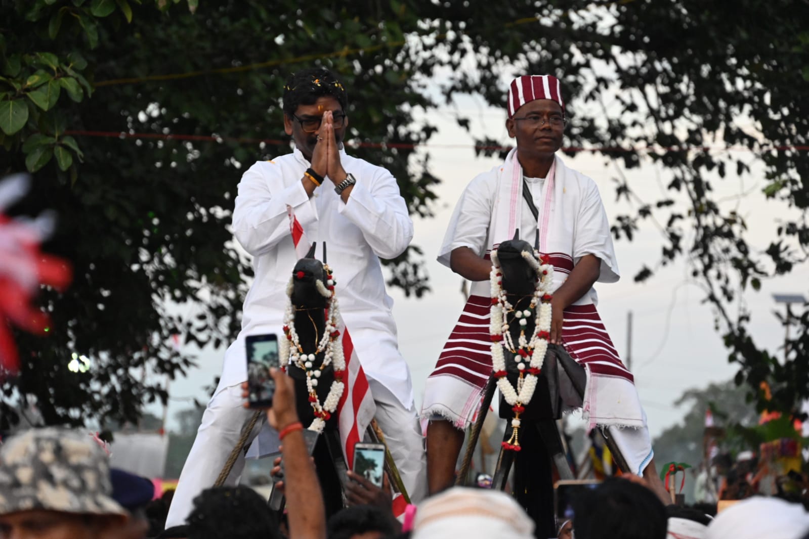 Chief Minister Hemant Soren attended the closing ceremony of Mudma Jatra (Fair) 2022