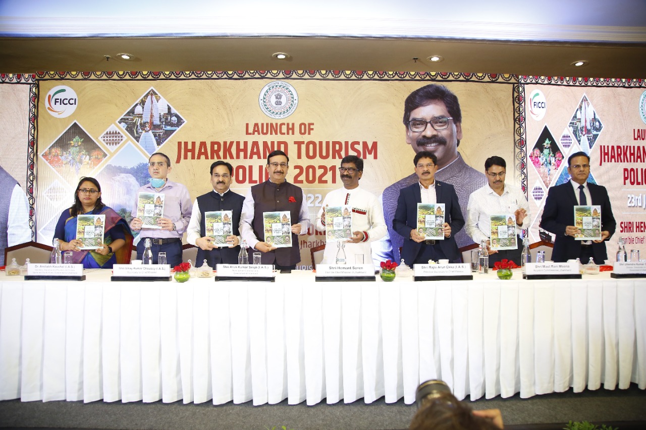 Chief Minister Shri Hemant Soren launched Tourism Policy 2021 in New Delhi