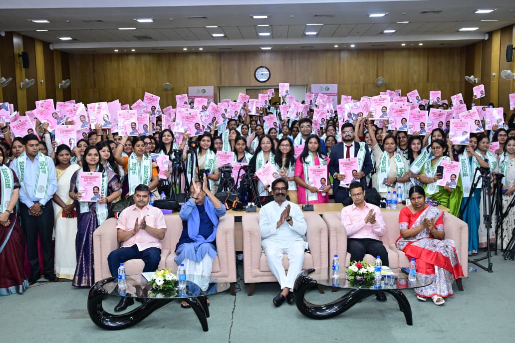 Appointment letter distribution ceremony of newly appointed women supervisors and child development project officers