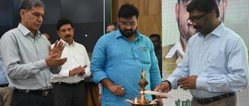 झारखंड खेल नीति-2022 का लोकार्पण एवं खिलाड़ी सम्मान समारोह में सम्मिलित हुए मुख्यमंत्री श्री हेमन्त सोरेन।